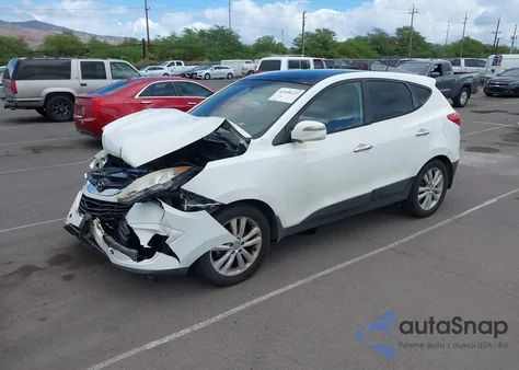 2013 Hyundai Tucson Limited z USA, uszkodzony, nr VIN KM8JU3AC7DU663630